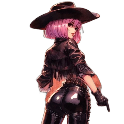 jacket, hat, weapon, concept art transparent PNG cut-out