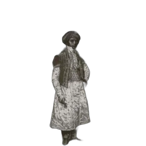 staff, dress, jacket, hat transparent PNG cut-out