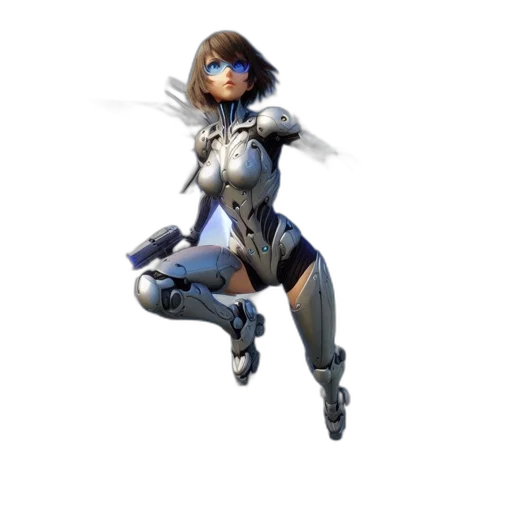 robot, staff, weapon, sword transparent PNG cut-out