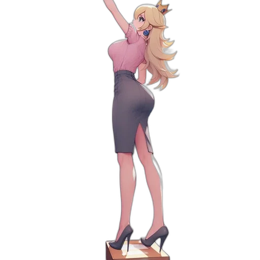 dress, staff, weapon, concept art transparent PNG cut-out