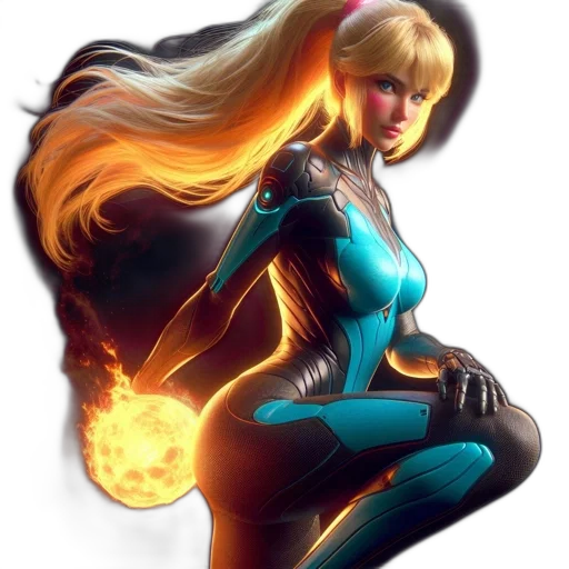 comic book art, concept art, fantasy art, 3d render transparent PNG cut-out