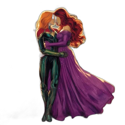 concept art, comic book art, fantasy art, watercolor transparent PNG cut-out