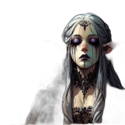 mask, face, creature, fantasy art transparent PNG cut-out