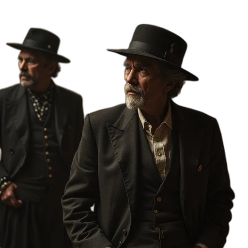 hat, assassination, jesse, james transparent PNG cut-out