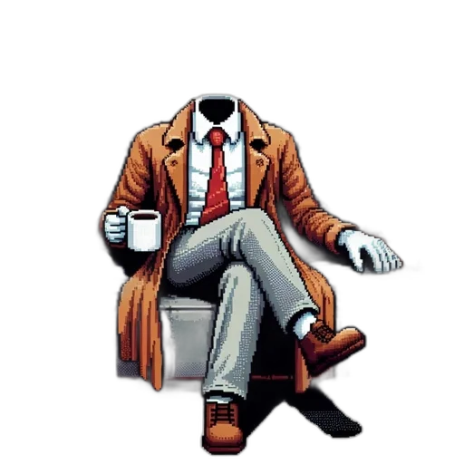 jacket, robot, furniture, staff transparent PNG cut-out