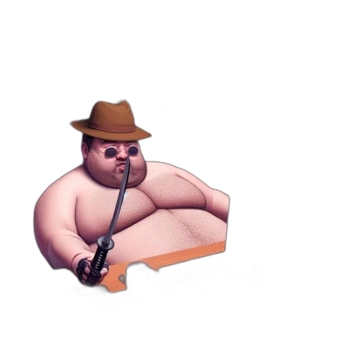 hat, animal, staff, creature transparent PNG cut-out