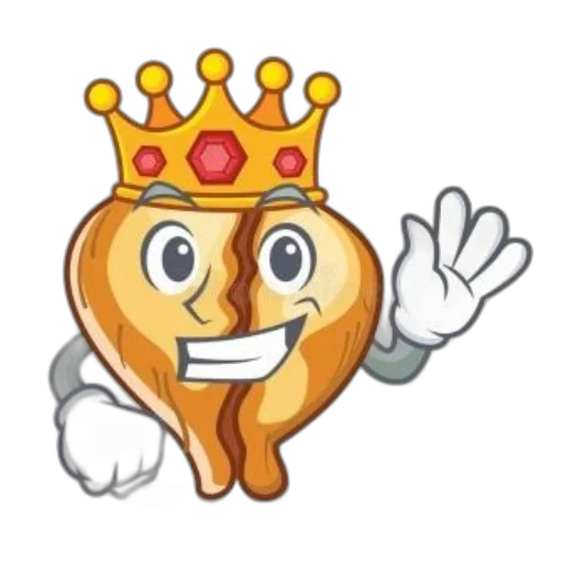 crown, staff, animal, hat transparent PNG cut-out