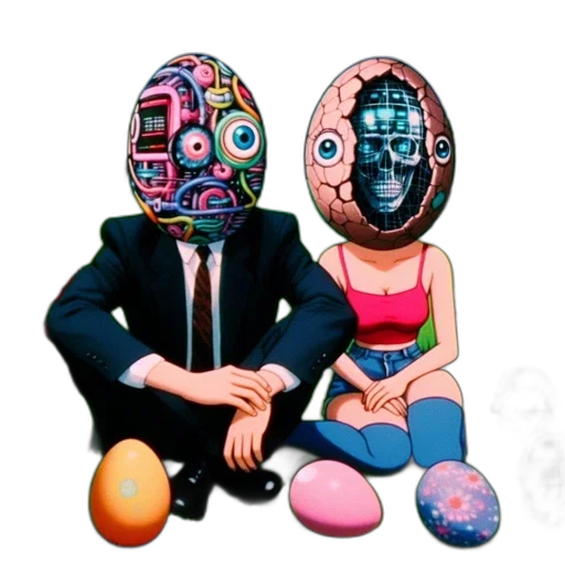 mask, dress, robot, jewelry transparent PNG cut-out