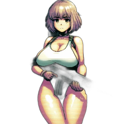 robot, weapon, dress, staff transparent PNG cut-out