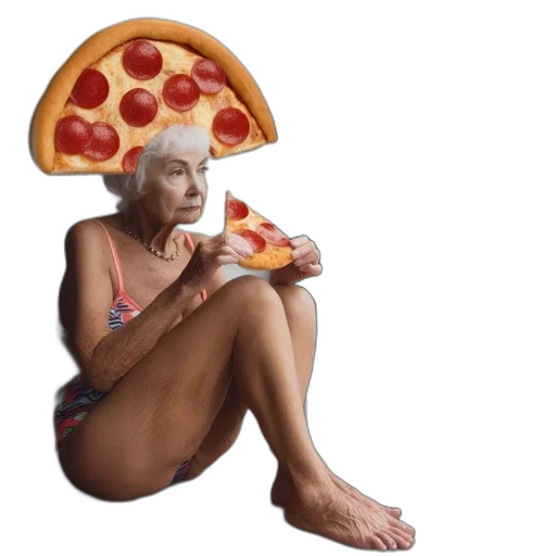 food, umbrella, face, creature transparent PNG cut-out