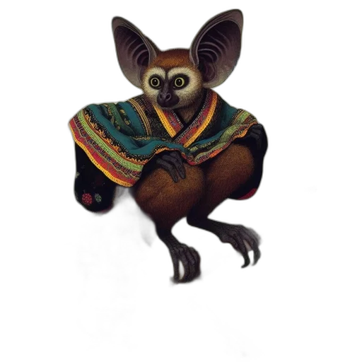 animal, creature, mask, staff transparent PNG cut-out