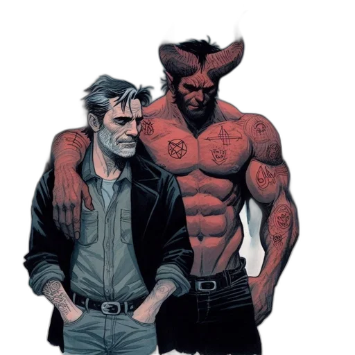 comic book art, concept art, fire, red transparent PNG cut-out