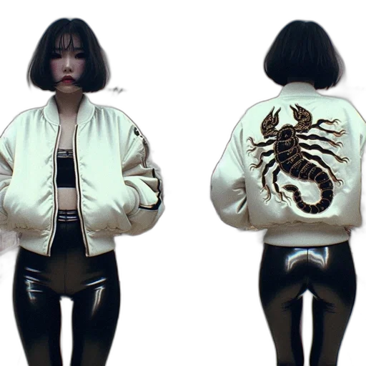 jacket, creature, cyberpunk, concept art transparent PNG cut-out