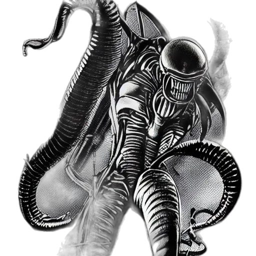 creature, robot, animal, dragon transparent PNG cut-out