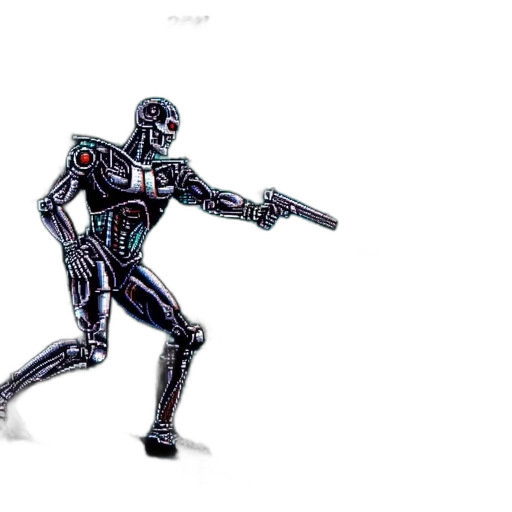robot, weapon, sword, creature transparent PNG cut-out