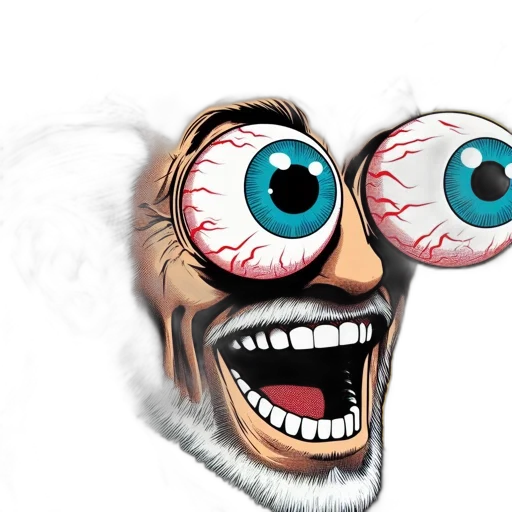 face, creature, mask, staff transparent PNG cut-out