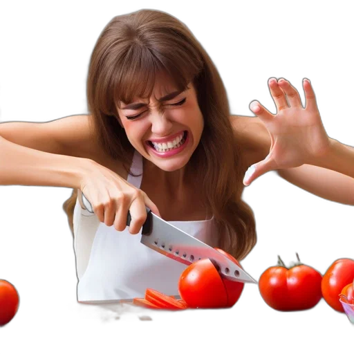 food, photorealistic, kitchen, setting transparent PNG cut-out