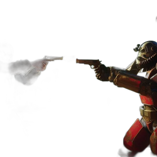 weapon, robot, concept art, 3d render transparent PNG cut-out