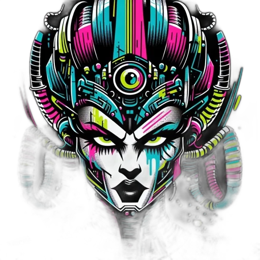 mask, face, cyberpunk, concept art transparent PNG cut-out