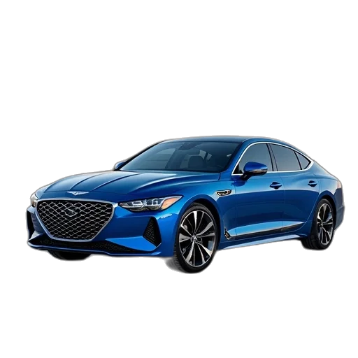 car, blue, 2020, genesis transparent PNG cut-out