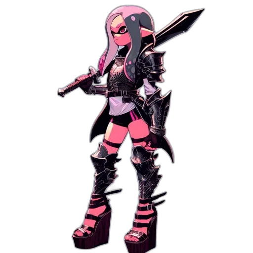 weapon, staff, sword, robot transparent PNG cut-out
