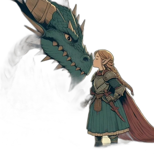 dragon, sword, creature, weapon transparent PNG cut-out