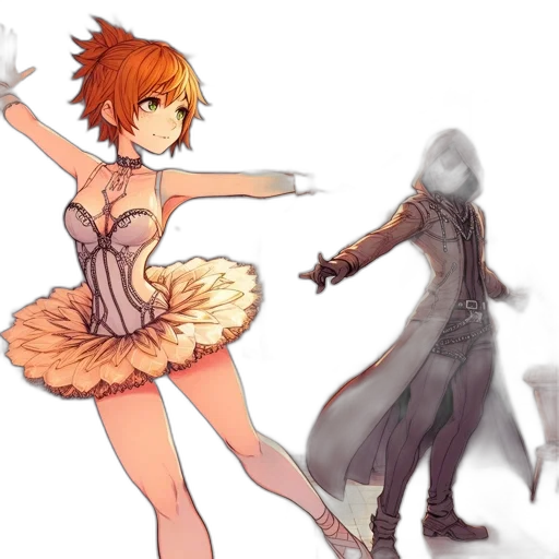 dress, weapon, concept art, anime transparent PNG cut-out