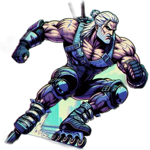 weapon, staff, sword, robot transparent PNG cut-out