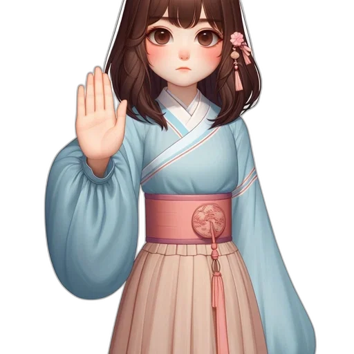 staff, dress, face, creature transparent PNG cut-out