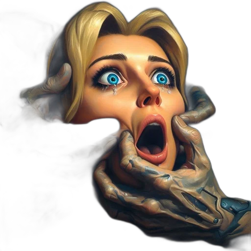 face, mask, creature, weapon transparent PNG cut-out