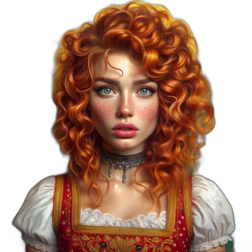 face, dress, crown, jewelry transparent PNG cut-out