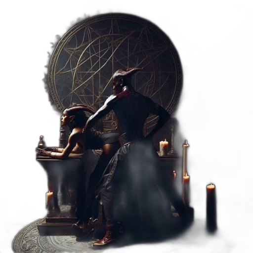 crown, furniture, staff, robot transparent PNG cut-out