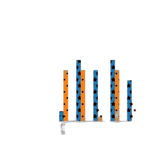 furniture, pixel art, 3d render, blue transparent PNG cut-out