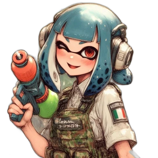 weapon, staff, robot, animal transparent PNG cut-out