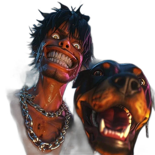 animal, creature, concept art, photorealistic transparent PNG cut-out