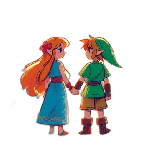 dress, pixel art, concept art, watercolor transparent PNG cut-out