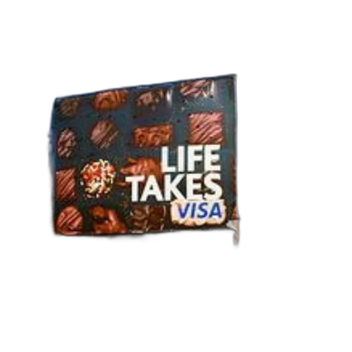 food, large, billboard, advertises transparent PNG cut-out
