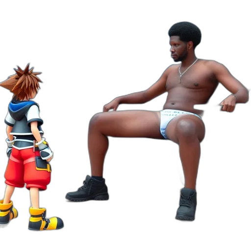 concept art, 3d render, pixel art, two transparent PNG cut-out