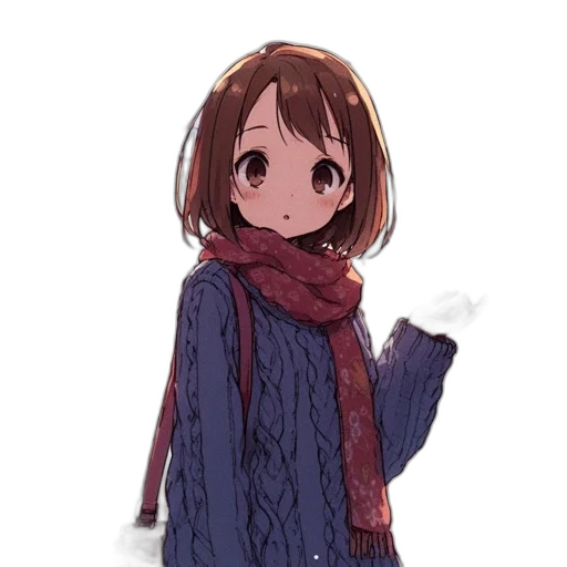 dress, jacket, staff, face transparent PNG cut-out