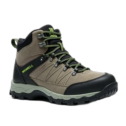 shoes, pair, hiking, boots transparent PNG cut-out