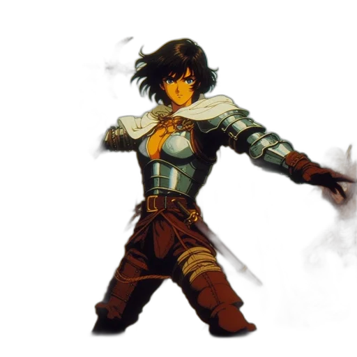 sword, weapon, staff, jacket transparent PNG cut-out