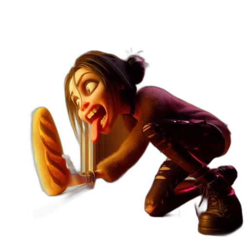 weapon, staff, mask, creature transparent PNG cut-out