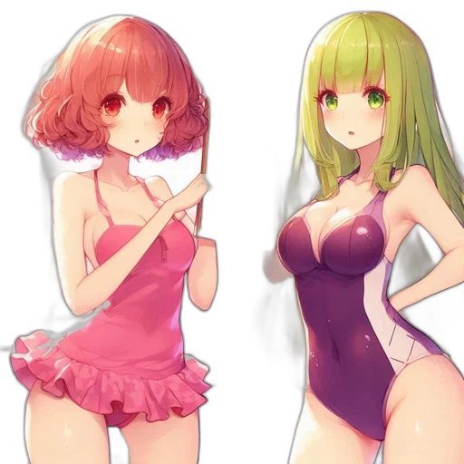 dress, anime, pixel art, concept art transparent PNG cut-out