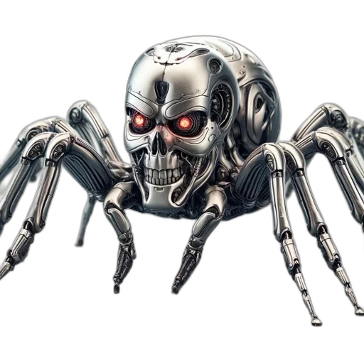 robot, concept art, 3d render, comic book art transparent PNG cut-out
