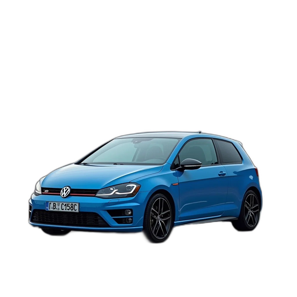 car, 3d render, photorealistic, blue transparent PNG cut-out