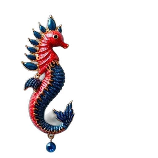 dragon, staff, jewelry, 3d render transparent PNG cut-out