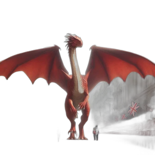 dragon, creature, animal, concept art transparent PNG cut-out