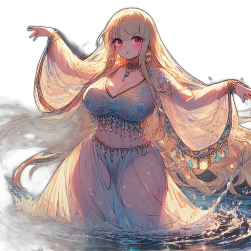 dress, creature, concept art, fantasy art transparent PNG cut-out
