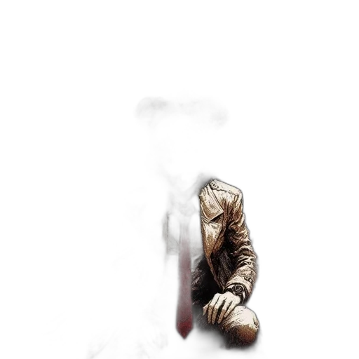 jacket, creature, face, robot transparent PNG cut-out
