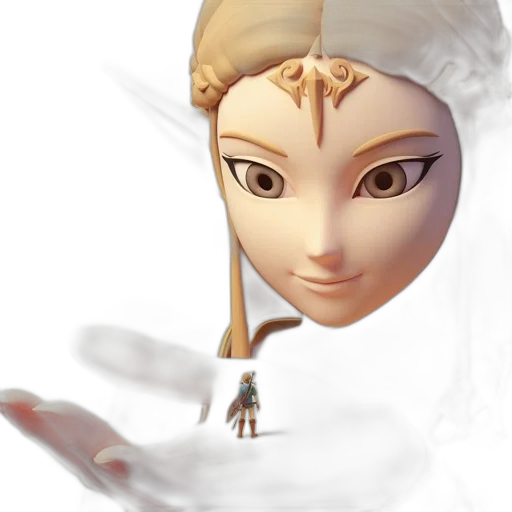 staff, face, sword, crown transparent PNG cut-out